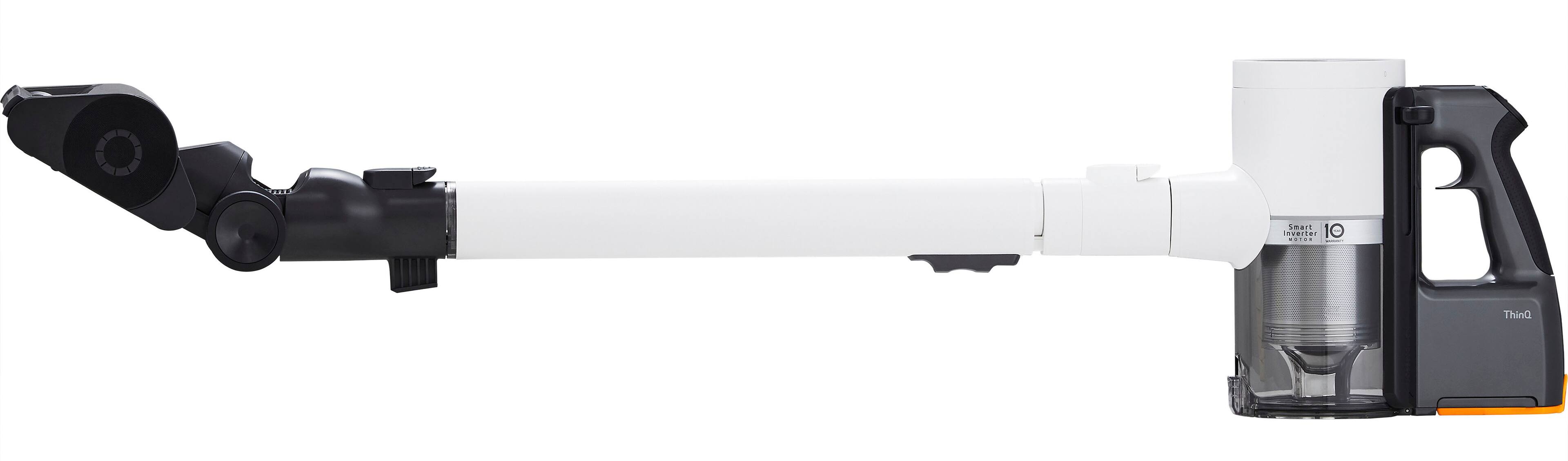 Alt View 21. LG - CordZero All-in-One Cordless Stick Vacuum with Dual Floor Max Nozzle - Essence White.