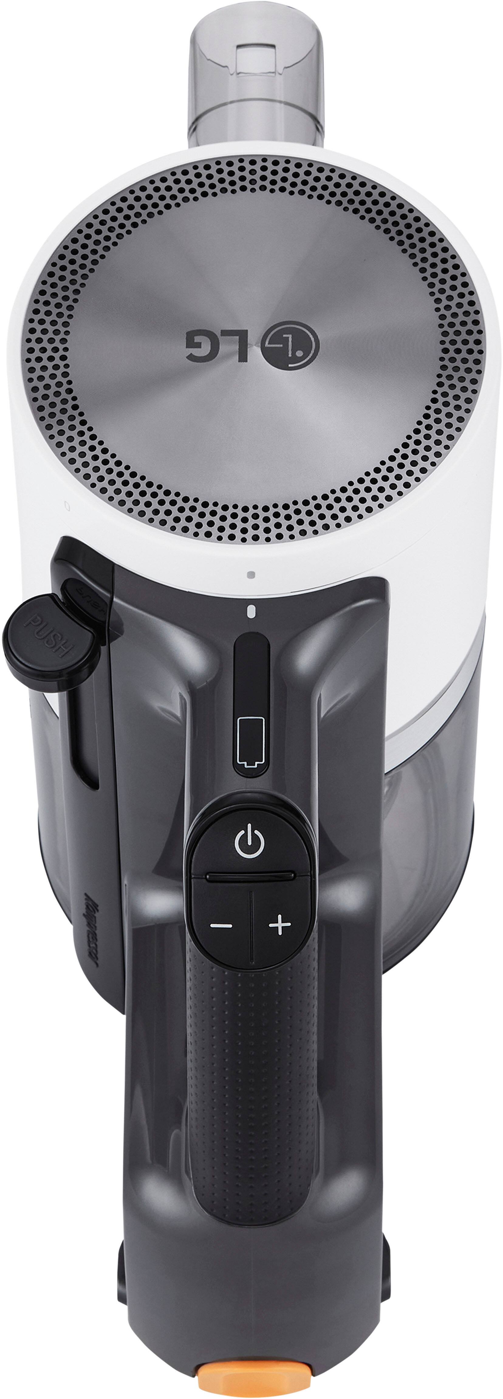 Alt View 27. LG - CordZero All-in-One Cordless Stick Vacuum with Dual Floor Max Nozzle - Essence White.