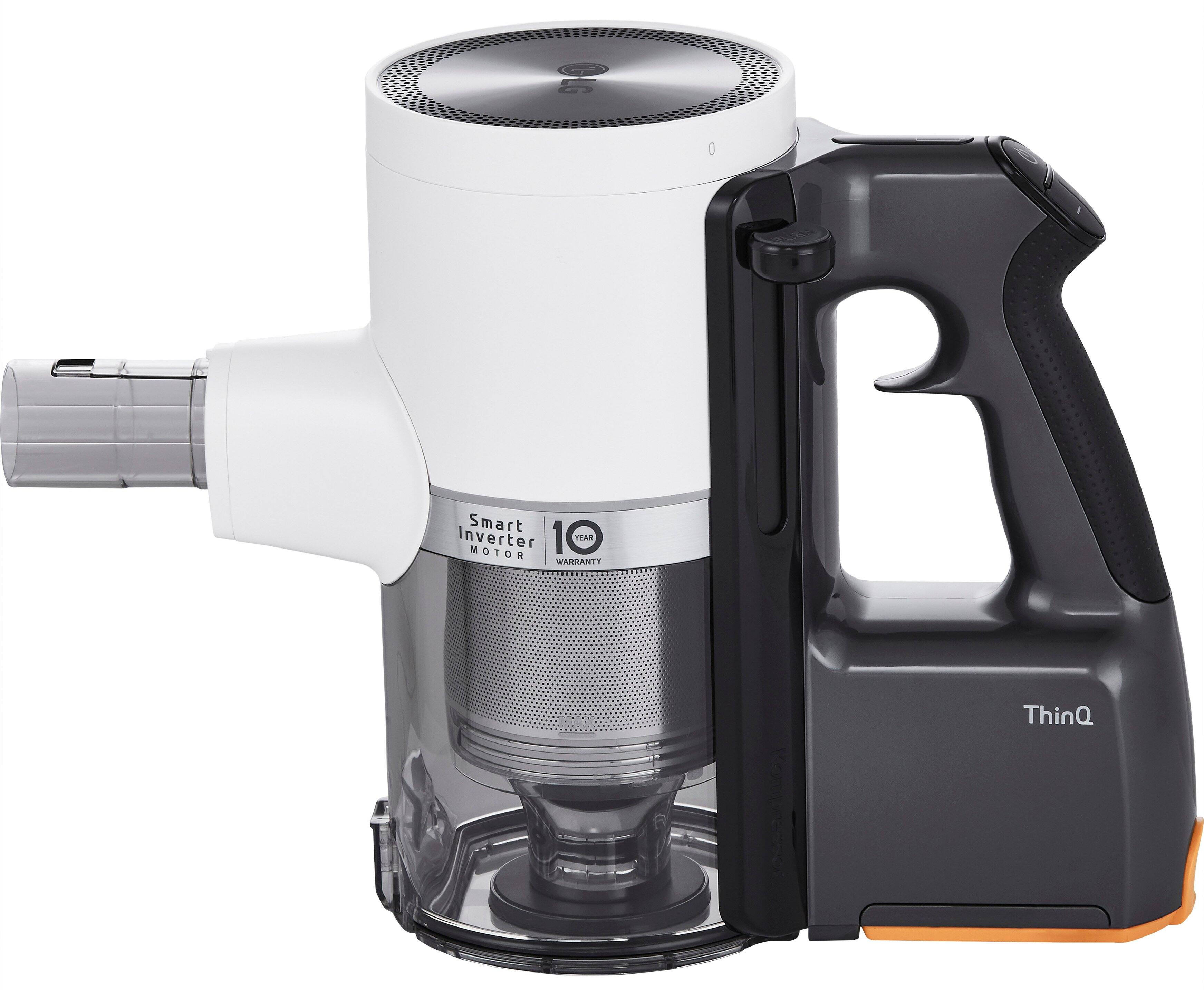 Alt View 29. LG - CordZero All-in-One Cordless Stick Vacuum with Dual Floor Max Nozzle - Essence White.