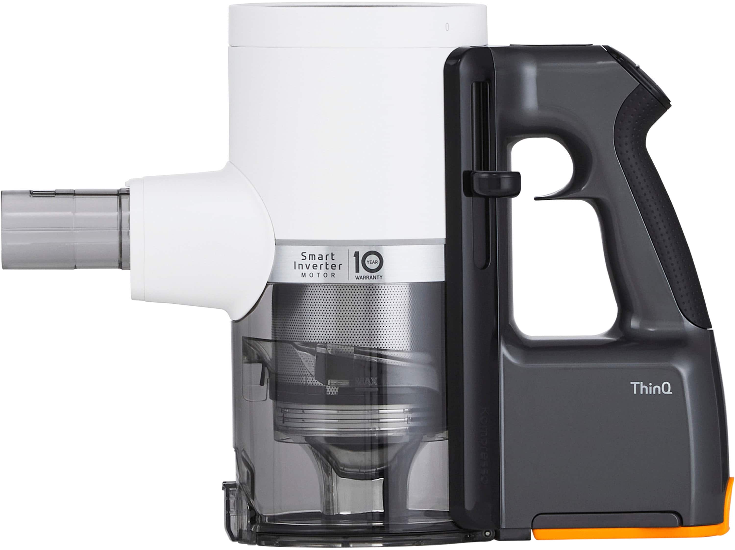 Alt View 31. LG - CordZero All-in-One Cordless Stick Vacuum with Dual Floor Max Nozzle - Essence White.