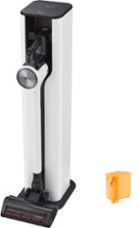LG - CordZero All-in-One Cordless Stick Vacuum with Dual Floor Max Nozzle - Essence White - Front_Zoom