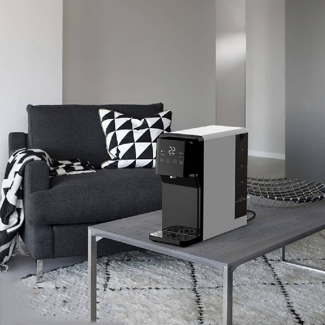 Alt View 16. Waterdrop - N1 Countertop Reverse Osmosis Water Dispenser - Black and White.