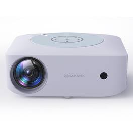 Vankyo - Leisure E30TBS Native 1080P Wireless Single LCD Portable Projector, Screen Included - White