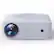 Front. Vankyo - Leisure E30TBS Native 1080P Wireless Single LCD Portable Projector, Screen Included - White/White.
