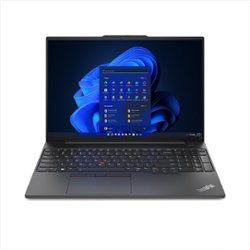 Lenovo - ThinkPad E16 Gen 1 16" Laptop - AMD Ryzen 5 with 8GB memory - 256GB SSD - Black - Front_Zoom