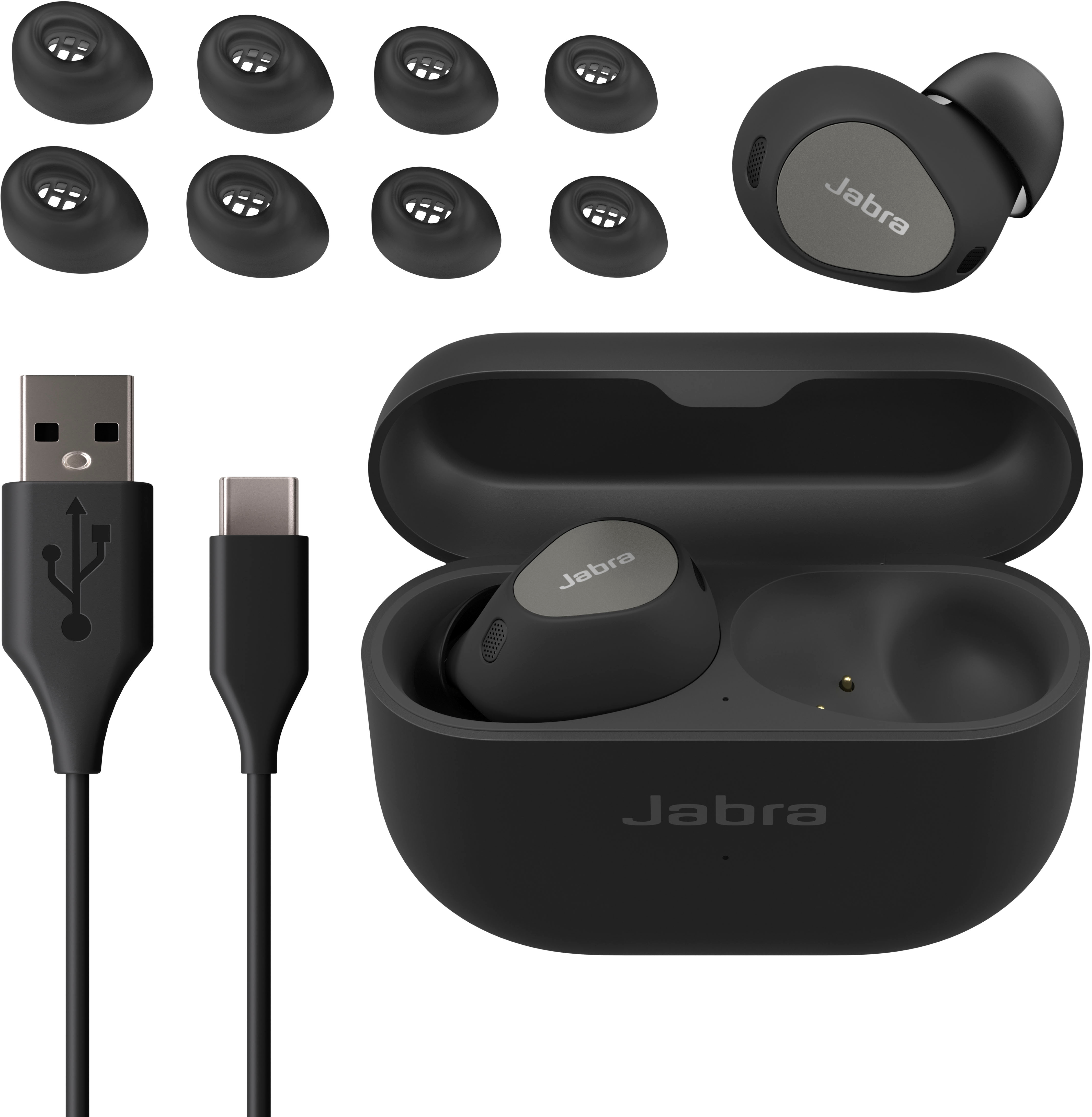 Jabra Elite 10 - Matte Black True Wireless Earbuds NEW 615822018166