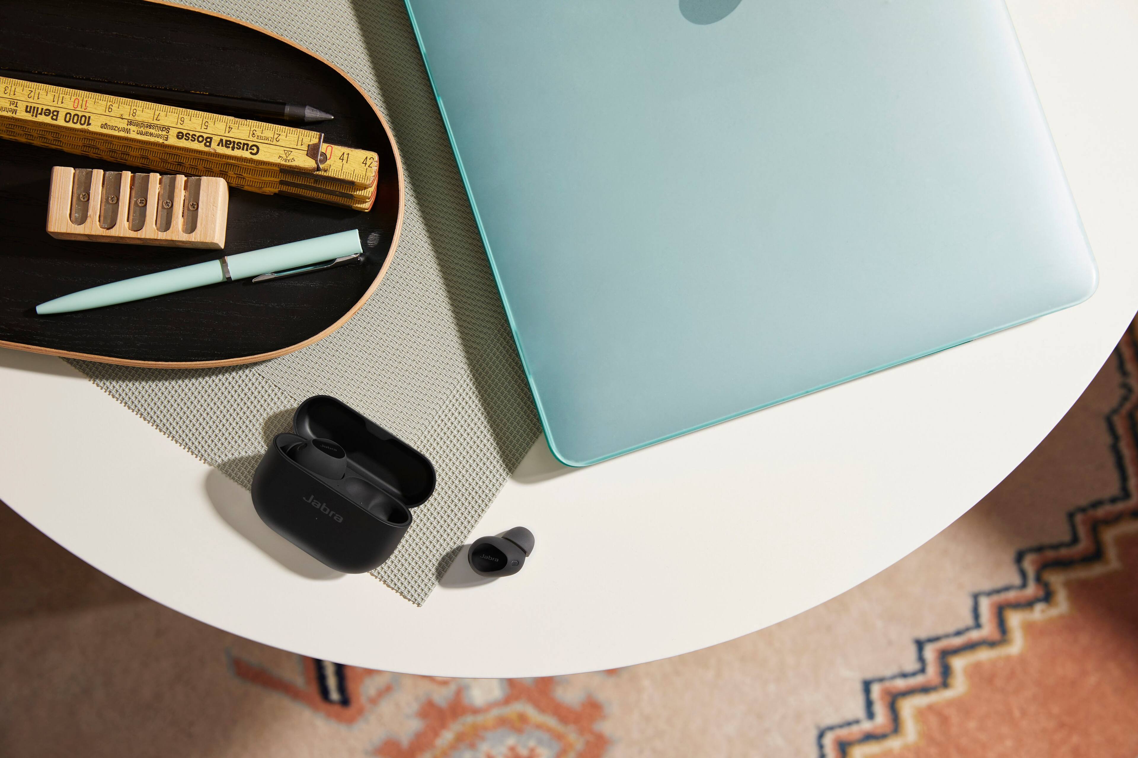 Left. Jabra - Elite 10 Dolby Atmos True Wireless In-ear Heaphones - Gloss Black.