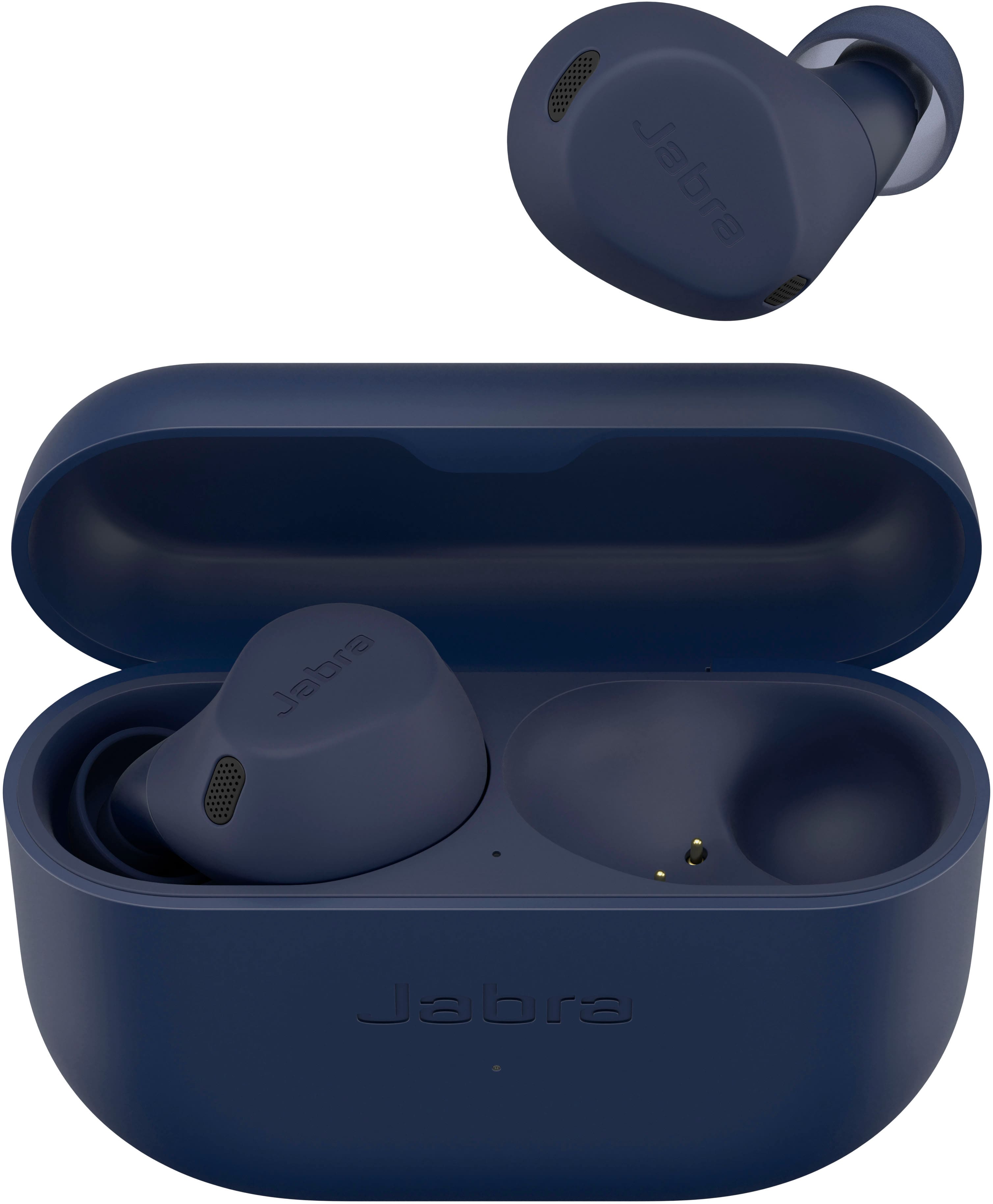 Angle. Jabra - Elite 8 Active Military Grade HearThrough True Wireless Headphones - Navy.