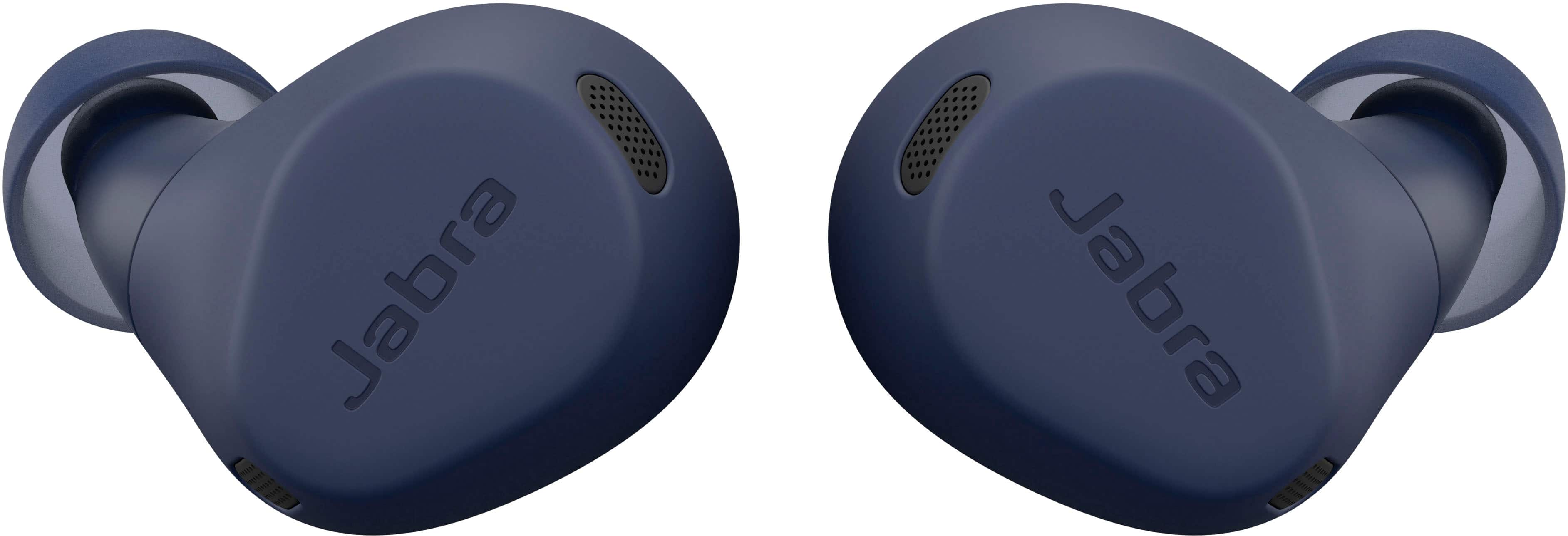 Front. Jabra - Elite 8 Active Military Grade HearThrough True Wireless Headphones - Navy.