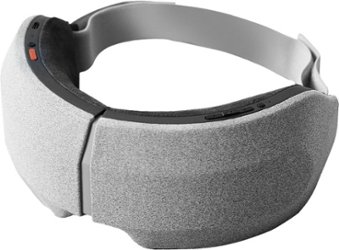 Sharper Image - RealTouch Eye Mask, Hot + Cold Massager - Gray - Angle_Zoom