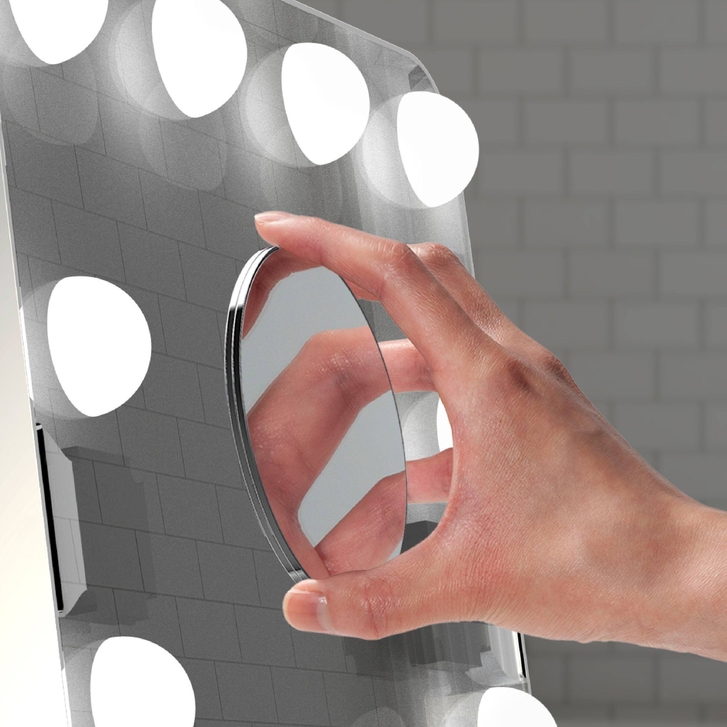 Sharper Image Spastudio Hollywood Vanity Mirror With Adjustable Tilt 6553266cv13d