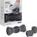 Angle. Sharper Image - Recovery Foot Roller Compact Massager - Gray.