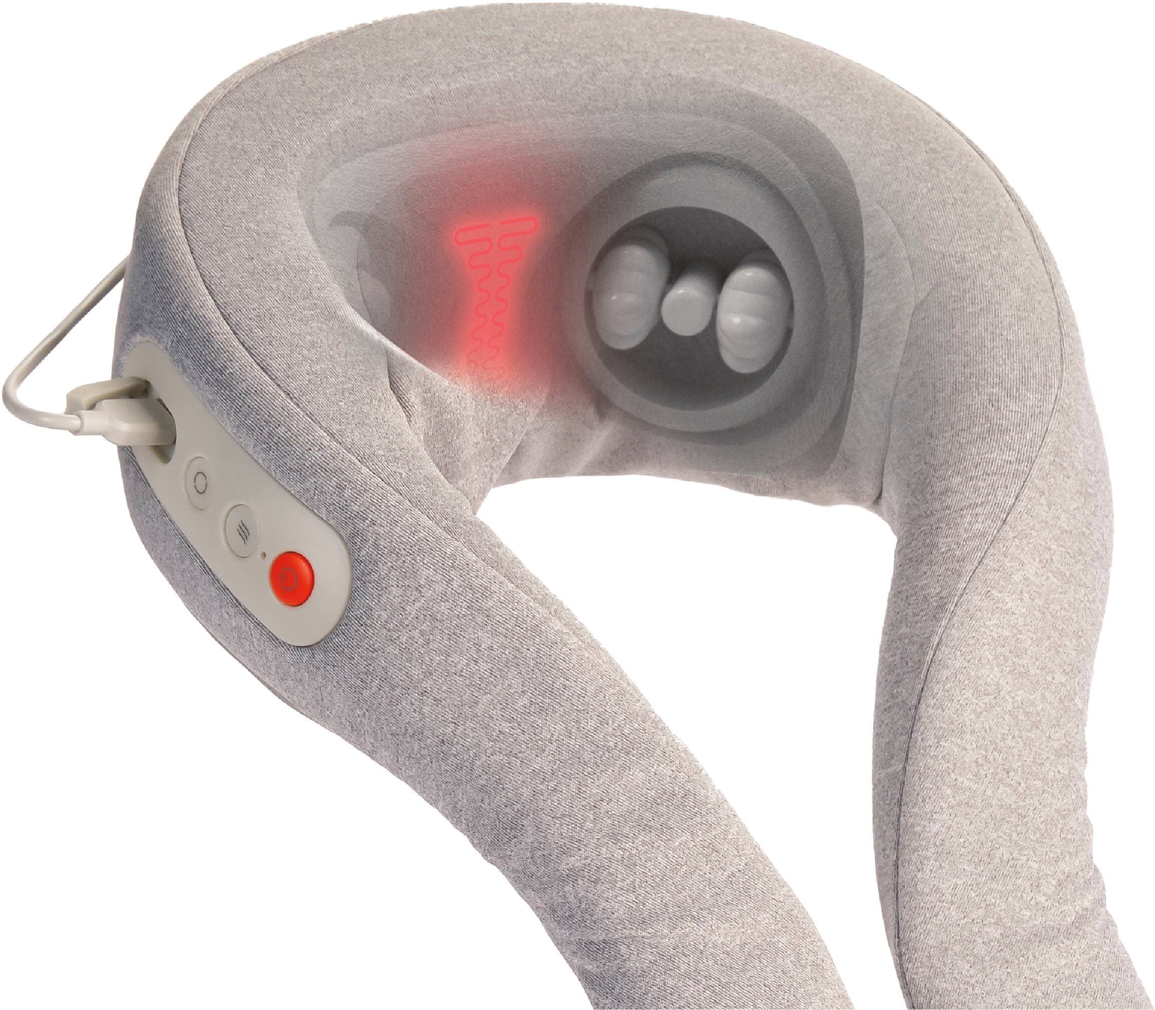 Sharper Image Realtouch Shiatsu Plus Cordless Neck Massager Gray ...