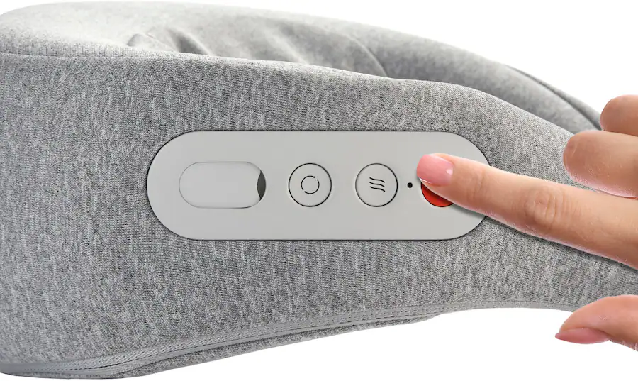 Sharper Image Realtouch Shiatsu Plus Cordless Neck Massager Gray ...