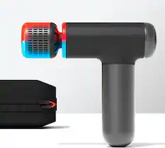 Angle. Sharper Image - PowerBoost Pro Hot and Cold Compact - Black.