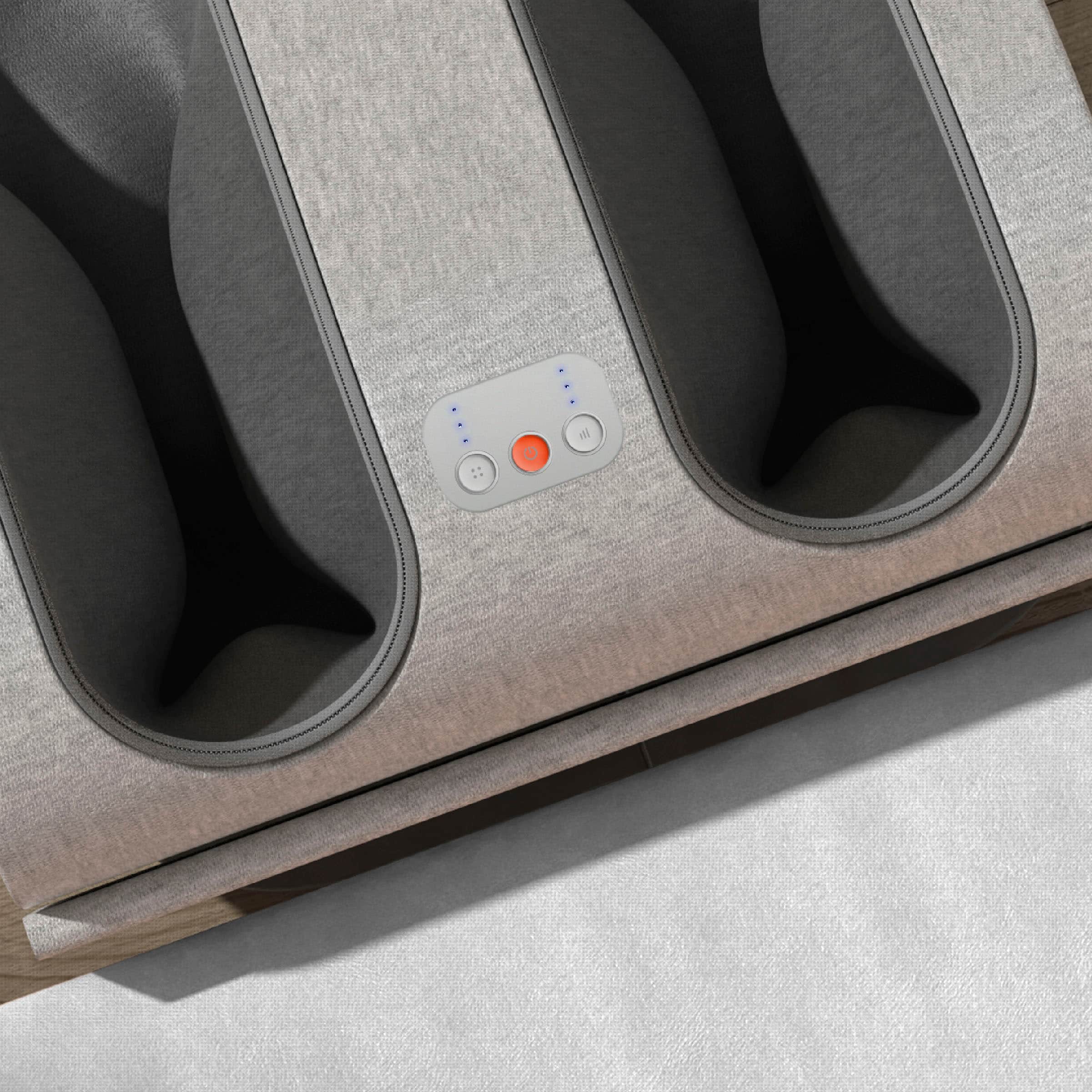 Alt View 15. Sharper Image - Shiatsu Foot and Calf Massager - White.