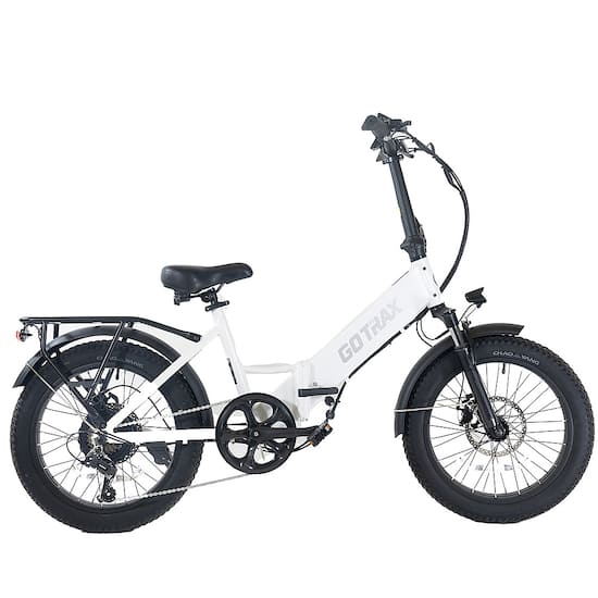 GoTrax F2 Foldable Ebike w 40 mile Max Operating Range and 20