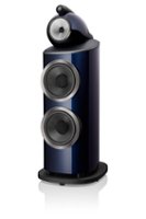 Bowers & Wilkins - 800 Series Dual 10” 3-Way Floorstanding Loudspeaker (Each) - California Burl Gloss - Front_Zoom