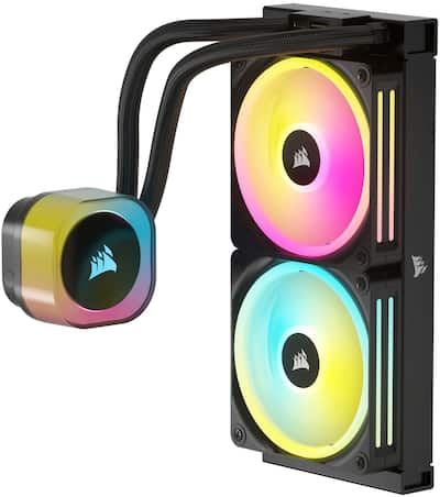 CORSAIR iCUE LINK H100i RGB Liquid CPU Cooler with QX120 RGB fans CORSAIR iCUE LINK H100i RGB Liquid CPU Cooler with QX120 RGB fans