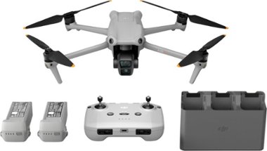Geek Squad Certified Refurbished DJI Air 3 Fly More Combo Drone with RC-N2 Remote Control - Gray - Front_Zoom