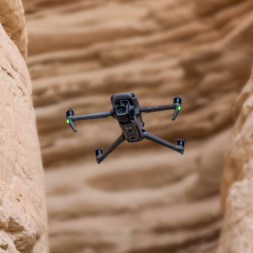 Alt View 15. DJI - Geek Squad Certified Refurbished Mavic 3 Pro Fly More Combo Drone and RC Pro Remote Control with Built-in Screen - Gray.