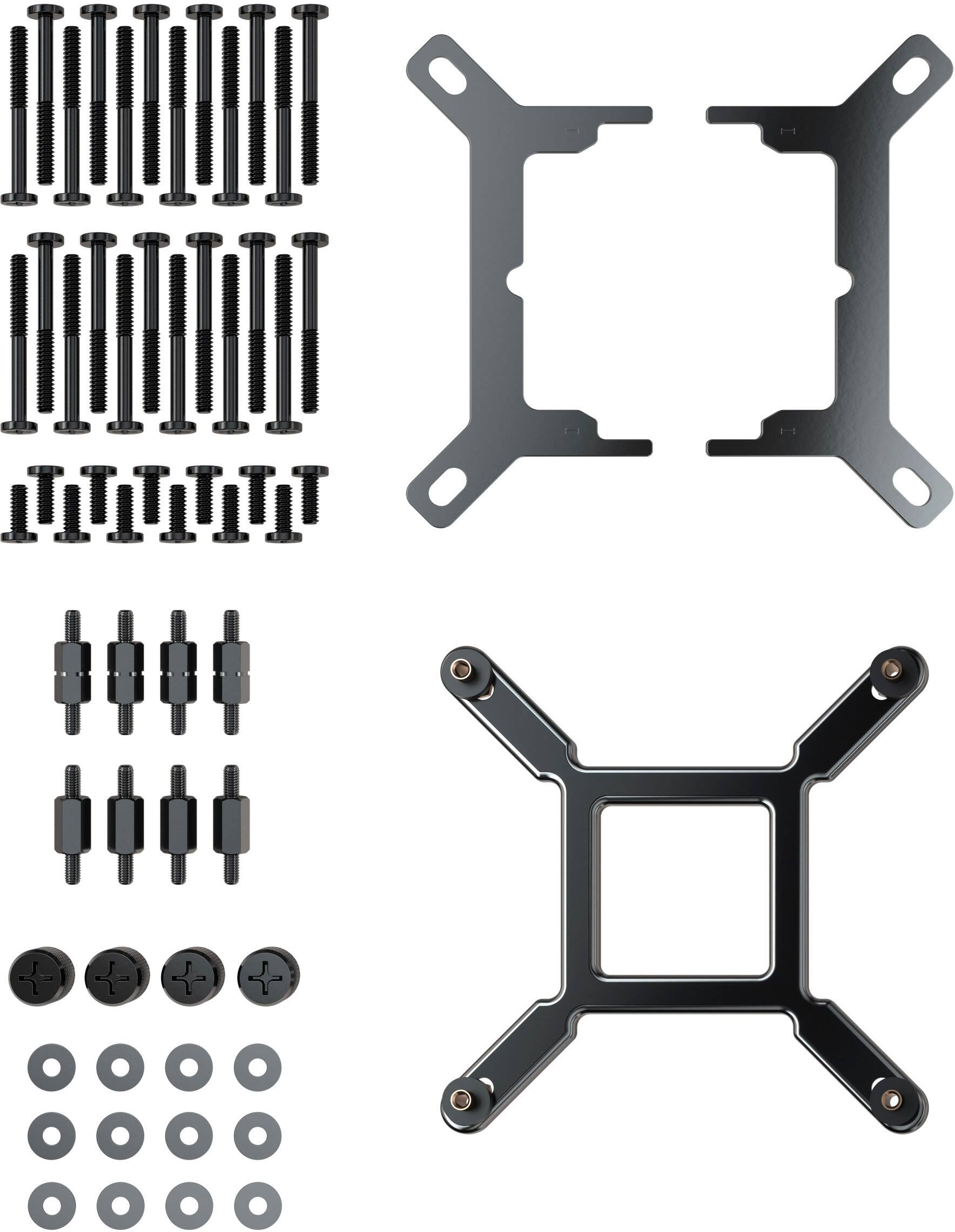 Alt View 29. CORSAIR - iCUE LINK H150i RGB Liquid CPU Cooler with QX120 - Black.