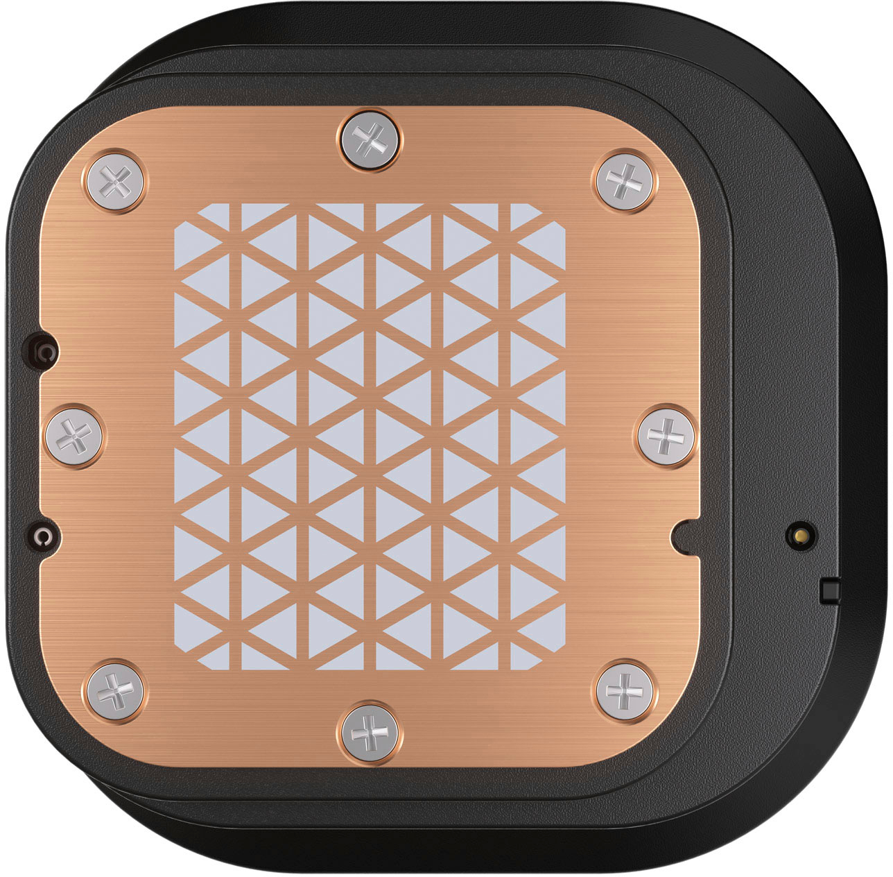 Alt View 15. CORSAIR - iCUE LINK H100i RGB Liquid CPU Cooler with QX120 RGB fans - White.