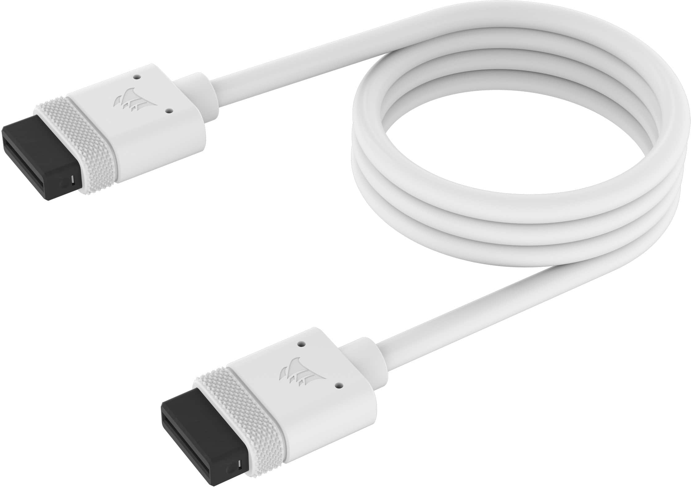 Alt View 21. CORSAIR - iCUE LINK H100i RGB Liquid CPU Cooler with QX120 RGB fans - White.