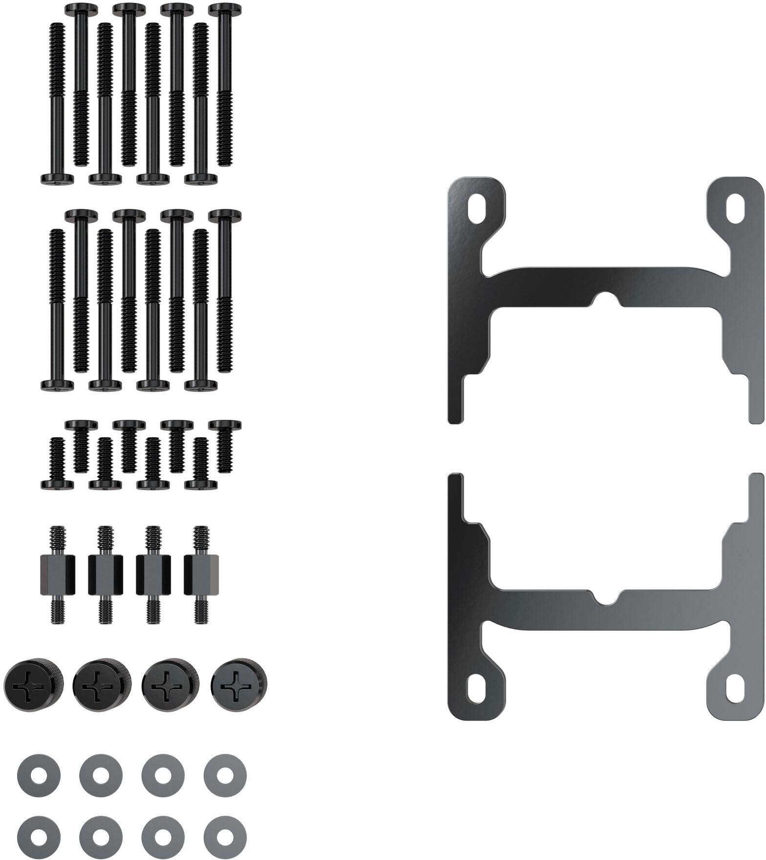 Alt View 24. CORSAIR - iCUE LINK H100i RGB Liquid CPU Cooler with QX120 RGB fans - White.