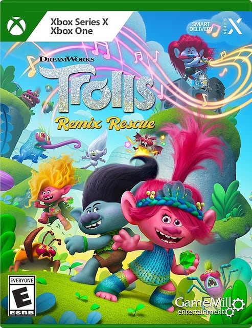 Front. GameMill Entertainment - DreamWorks Trolls Remix Rescue.