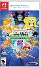 Front. GameMill Entertainment - Nickelodeon All Star Brawl 2-Code in Box.