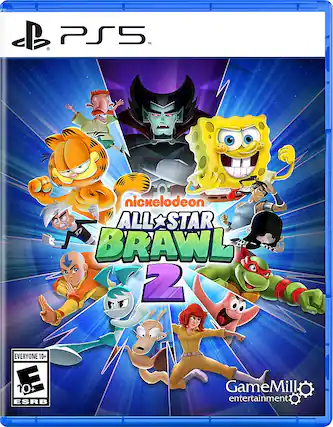 Front. GameMill Entertainment - Nickelodeon All Star Brawl 2. - E10+ (Everyone 10+)