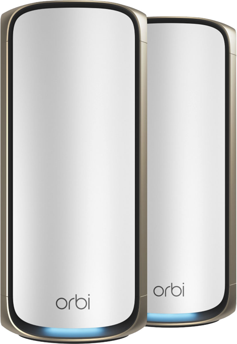 Best Buy: NETGEAR Orbi 850 Series AX6000 Tri-Band Mesh Wi-Fi 6 System  (2-pack) White RBK852-100NAS