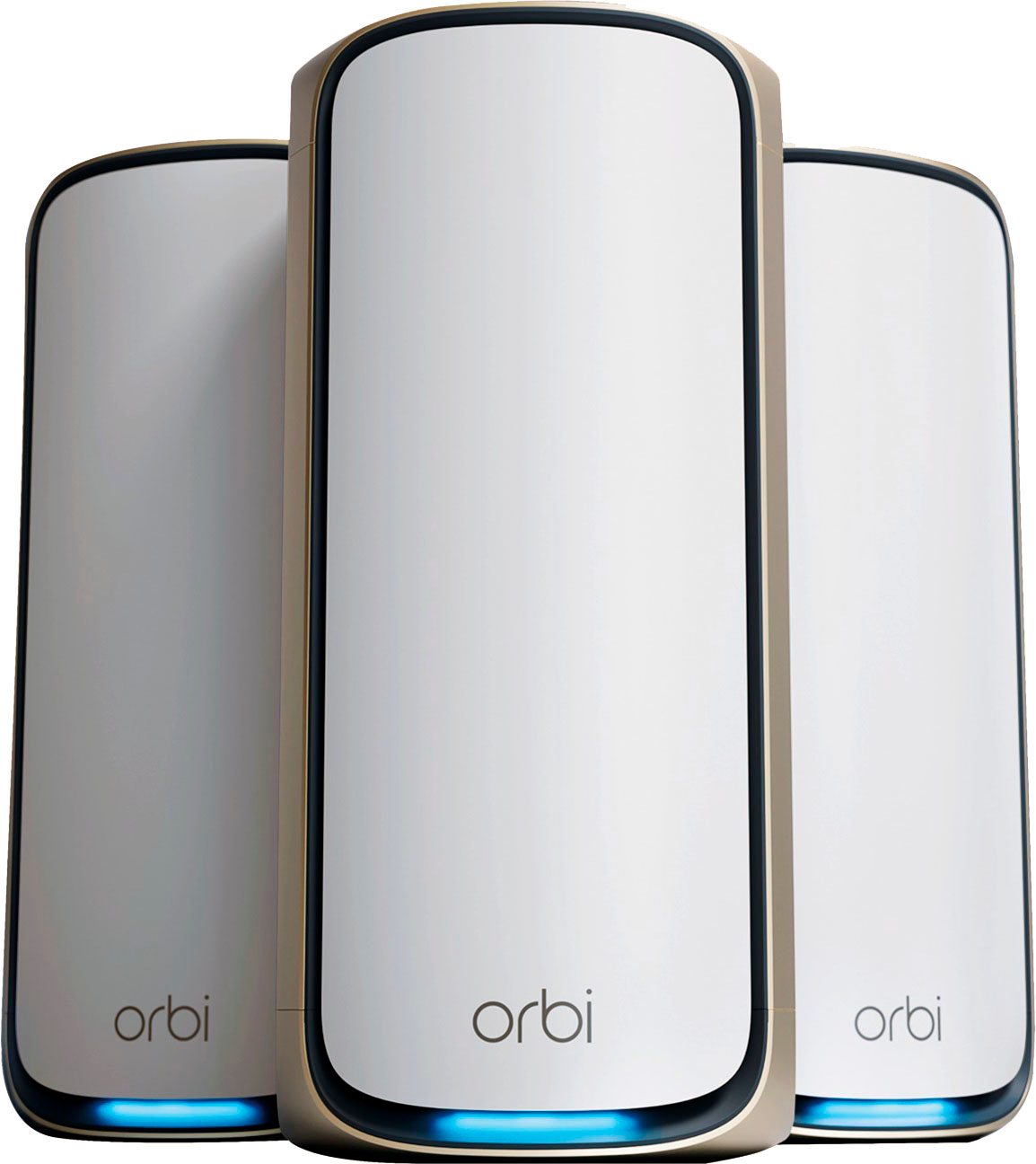 NETGEAR Orbi 970 Series BE27000 Quad-Band Mesh Wi-Fi 7 System (3-pack)  White RBE973S-100NAS - Best Buy