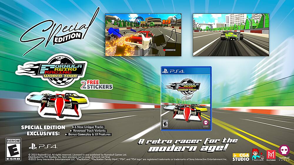 Angle. Numskull - Formula Retro Racing: World Tour.