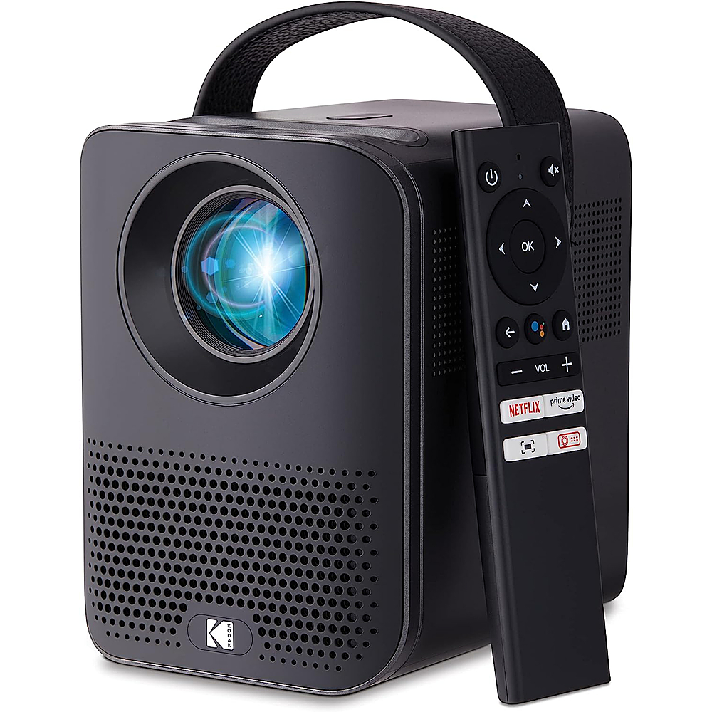 Kodak FLIK HD9 Smart Projector, 1080p Portable Movie Projector with Android  TV, Wi-Fi, Bluetooth  Built-In Speakers Black RODPJSHD9B Best Buy
