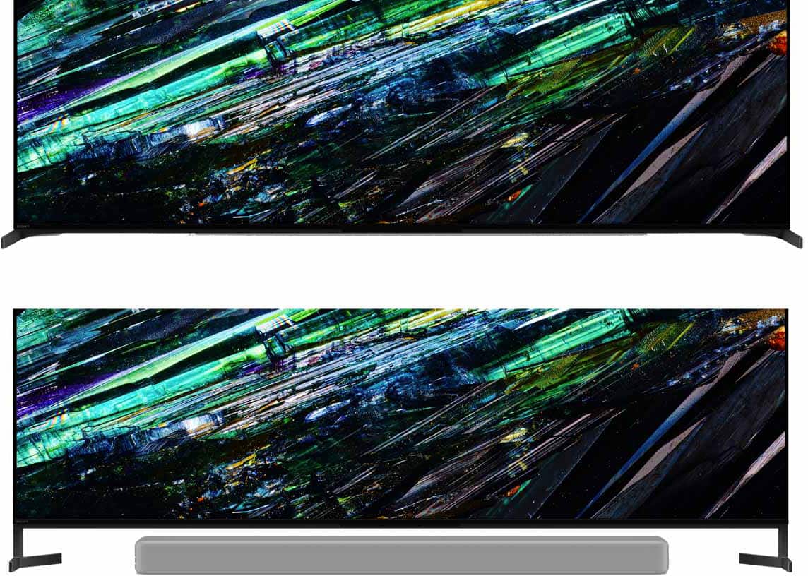 Alt View 14. Sony - 77" class BRAVIA XR A95L OLED 4K UHD Smart Google TV - Black.