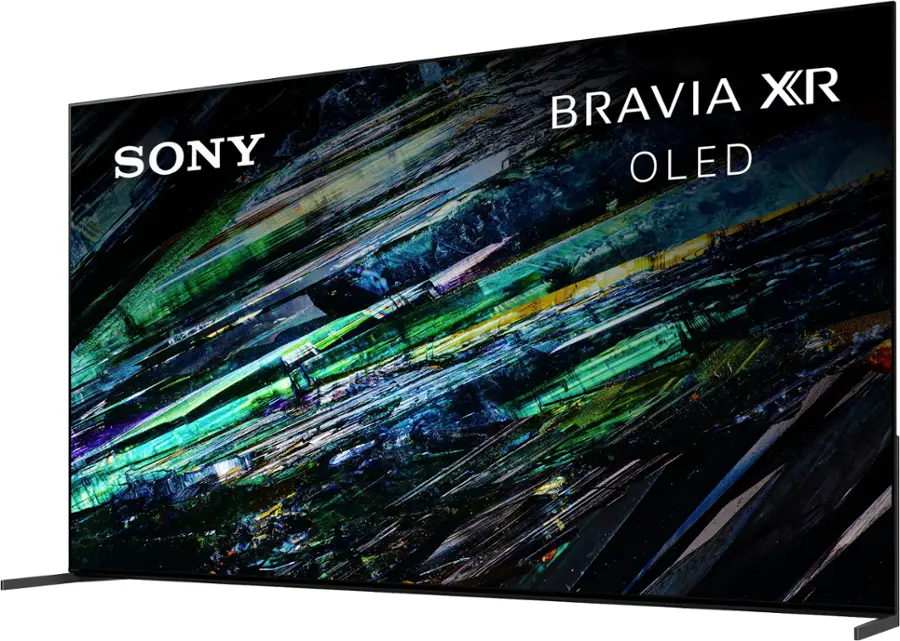 Alt View 1. Sony - 77" class BRAVIA XR A95L OLED 4K UHD Smart Google TV - Black.