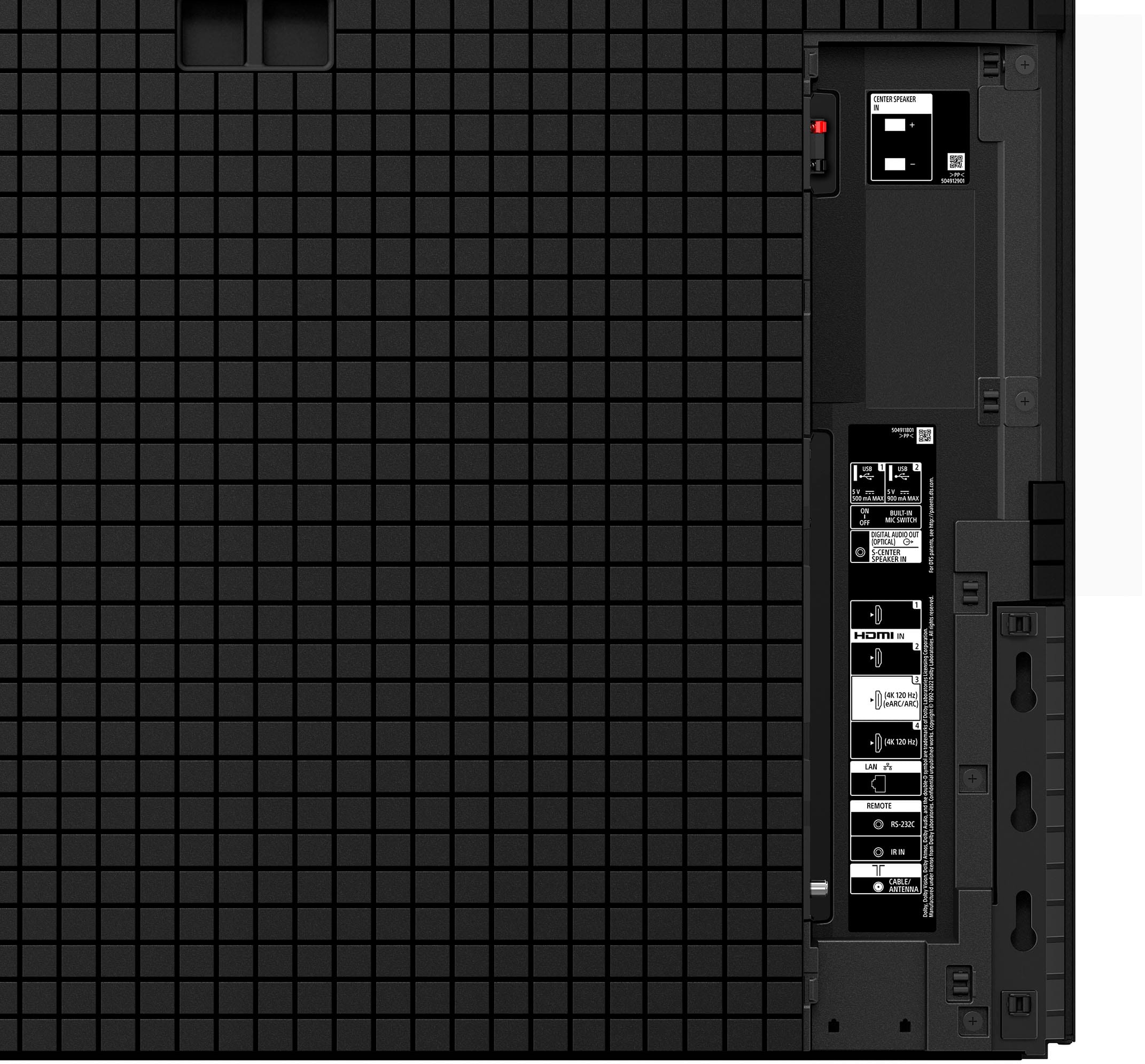 Alt View 11. Sony - 65" class BRAVIA XR A95L OLED 4K UHD Smart Google TV - Black.