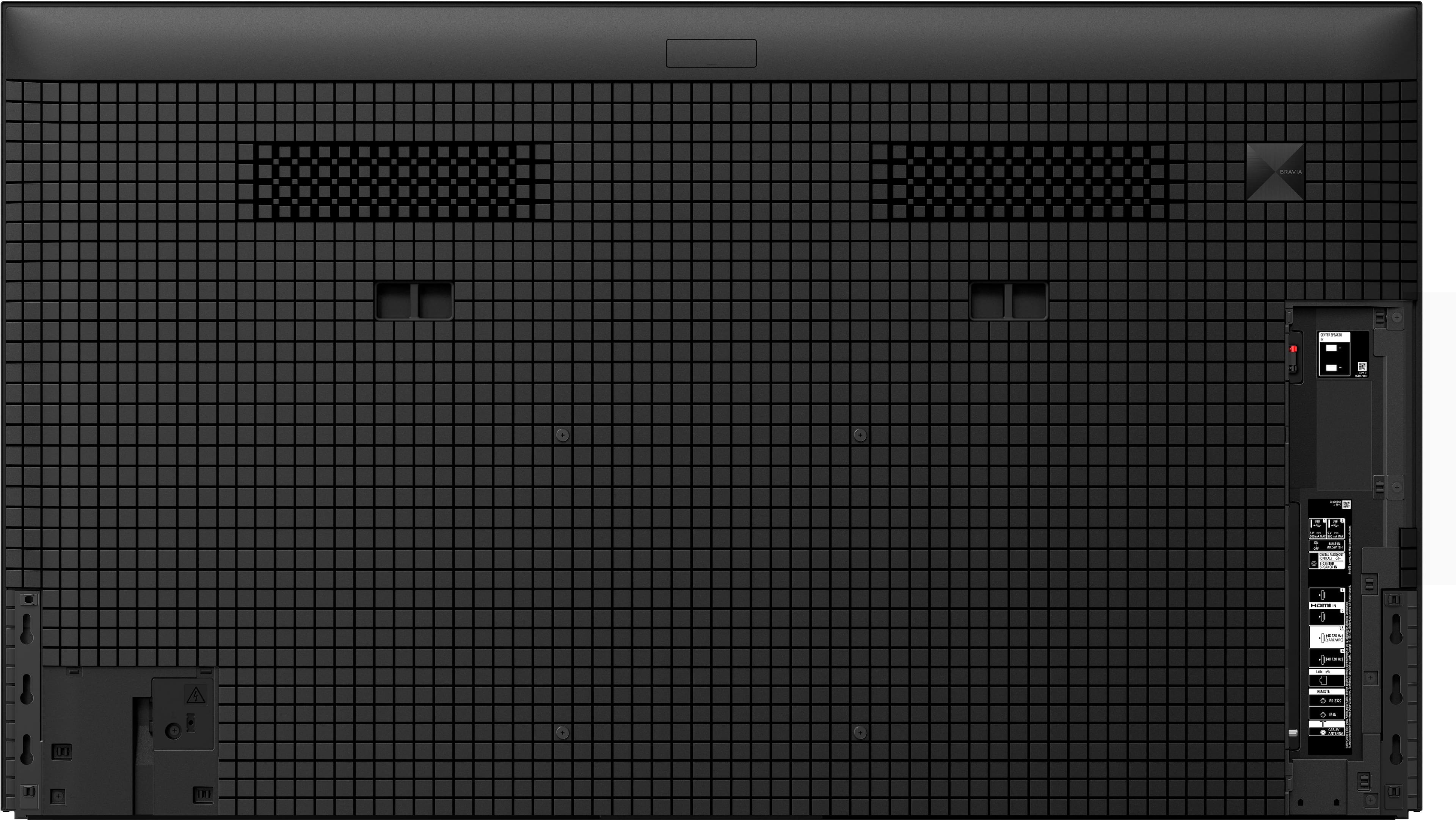 Back. Sony - 55" class BRAVIA XR A95L OLED 4K UHD Smart Google TV - Black.