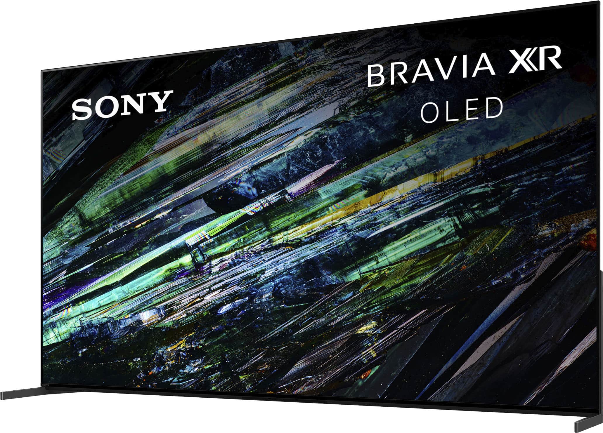 Alt View 1. Sony - 55" class BRAVIA XR A95L OLED 4K UHD Smart Google TV - Black.