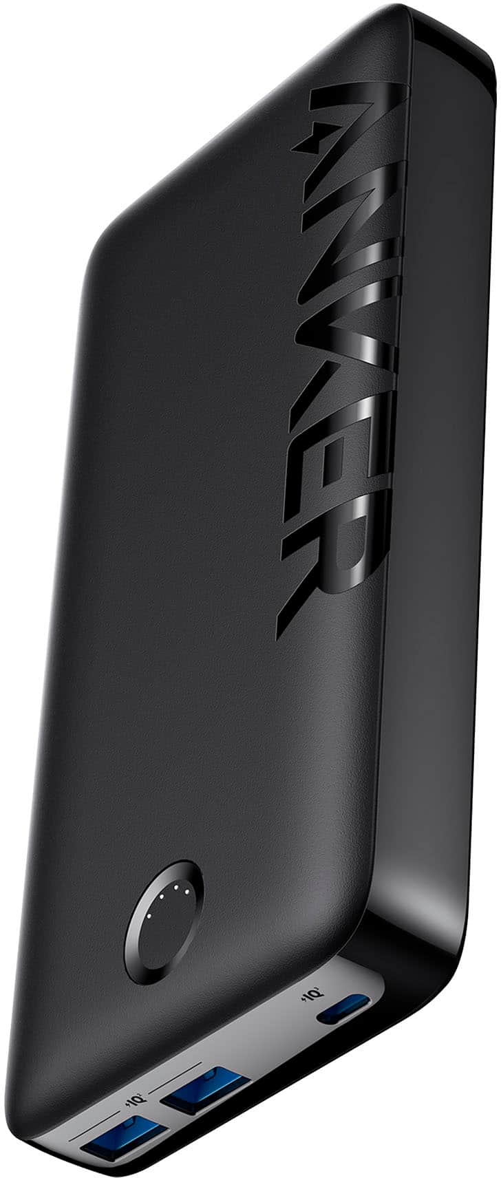 Angle. Anker - Power Bank (20000mAh, 20W, 1-Port) - Black.