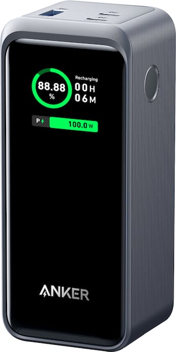 Anker Power Bank (20000mAh, 200W, 3 Port) Black - Best Buy Anker Power Bank (20000mAh, 200W, 3 Port) Black - Best Buy