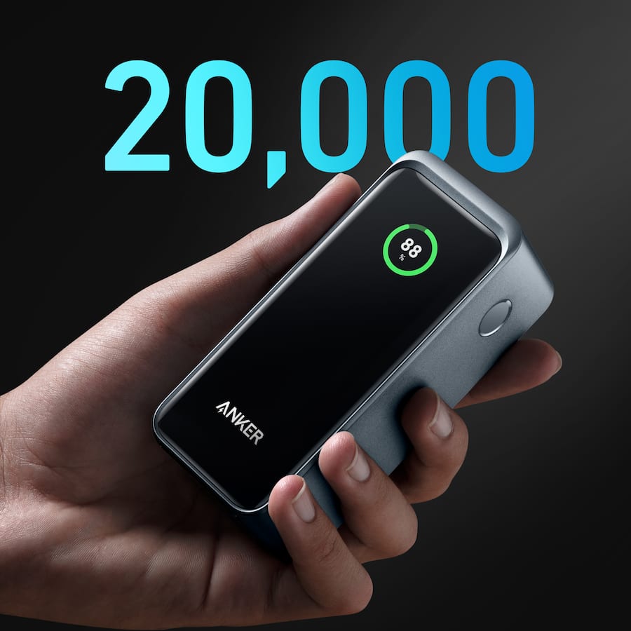 Anker Power Bank (20000mAh, 200W, 3 Port) Black A1336011 - Best Buy Anker Power Bank (20000mAh, 200W, 3 Port) Black A1336011 - Best Buy