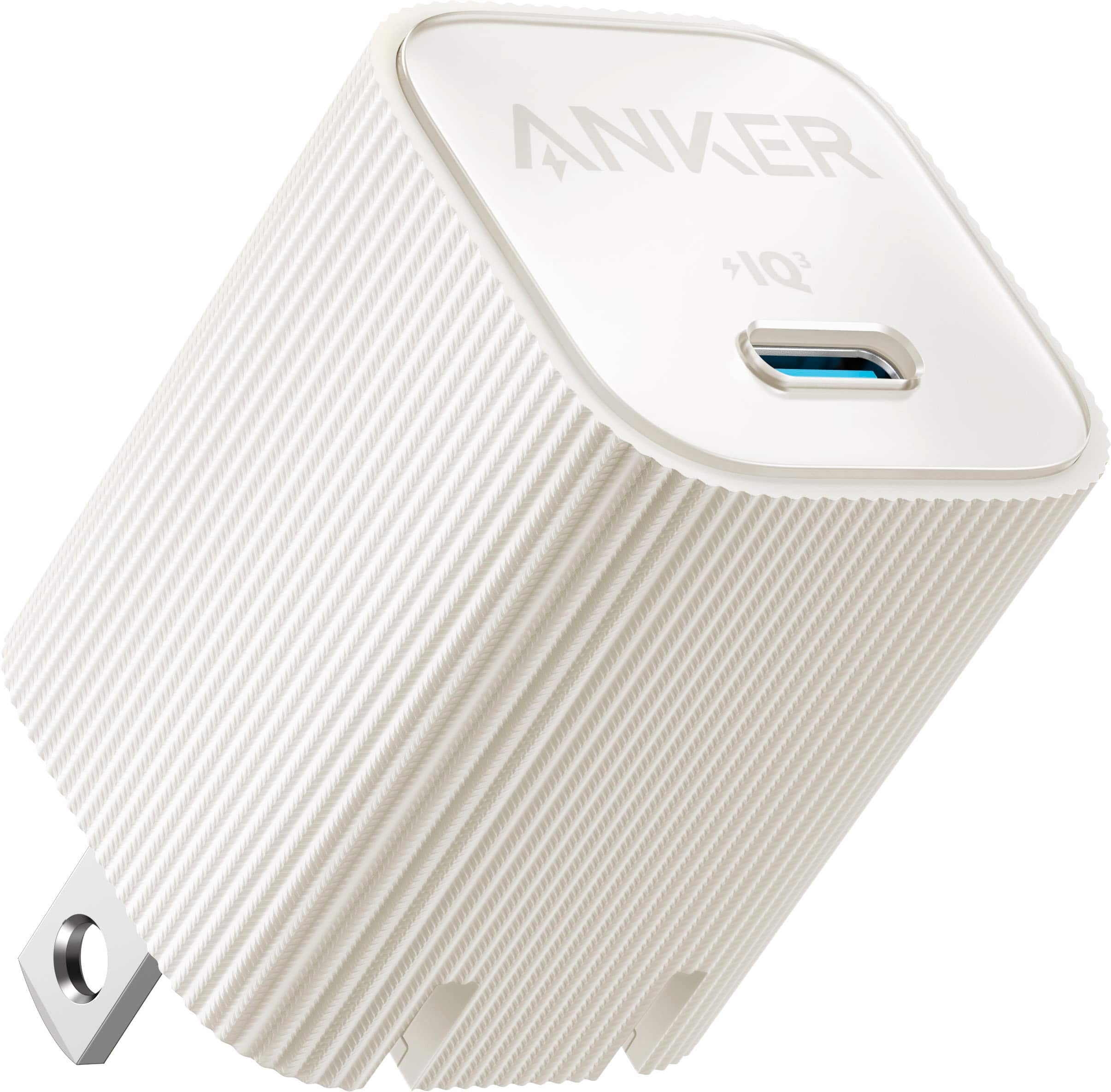 Front. Anker - 511 Charger (30W) Nano 4 ECO USB C - White.