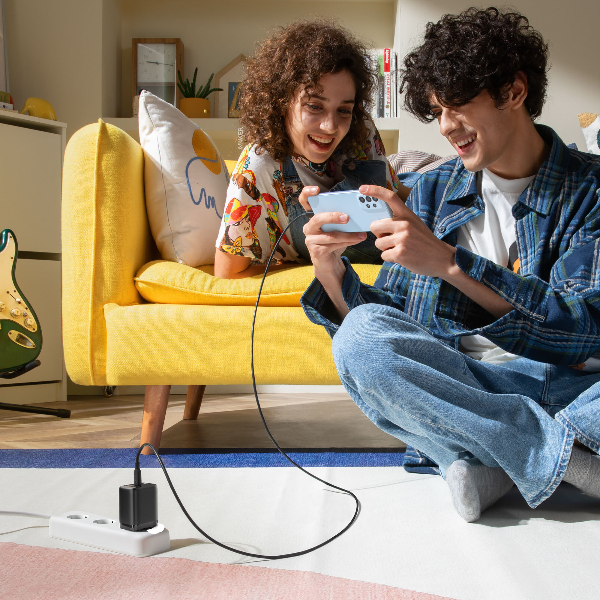 Alt View 11. Anker - 312 Charger (Ace 2, 25W) - Black.