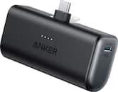 Anker - Nano Power Bank (5,000mAh, 22.5W) w/ Built-in Foldable USB-C Connector - Black