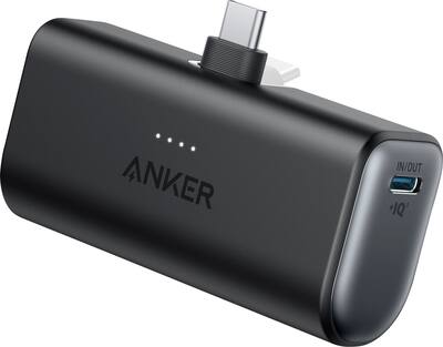 Anker Nano Power Bank (5,000mAh, 22.5W) w/ Built in Foldable USB C Anker Nano Power Bank (5,000mAh, 22.5W) w/ Built in Foldable USB C