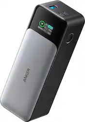 Anker - Power Bank (24000mAh, 140W, 3-Port) - Black - Front_Zoom