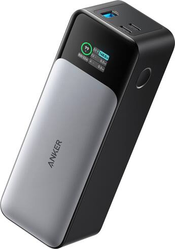 Anker Power Bank (24000mAh, 140W, 3 Port) Black A1289011 - Best Buy Anker Power Bank (24000mAh, 140W, 3 Port) Black A1289011 - Best Buy